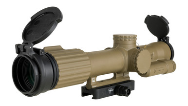 Trijicon VCOG 1-8x28 FFP Riflescope - Red Segmented Circle/Crosshair - FDE - VC18-C-2400021