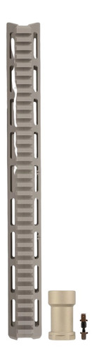 Q LLC 15" Honey Badger M-LOK AR Handguard Kit Grey - 15-HB-MLOK-HG-KIT