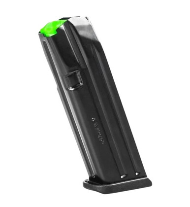 Mec-Gar G-Mag Glock 17 Compatible Magazine 15rd 9mm Steel Black - MGG171500A