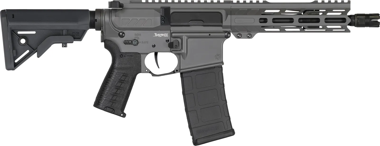 CMMG Banshee MK4 SBR 30A8D0F-TNG, 8", 300 BLK, Tungsten Finish, B5 Stock, 30+1
