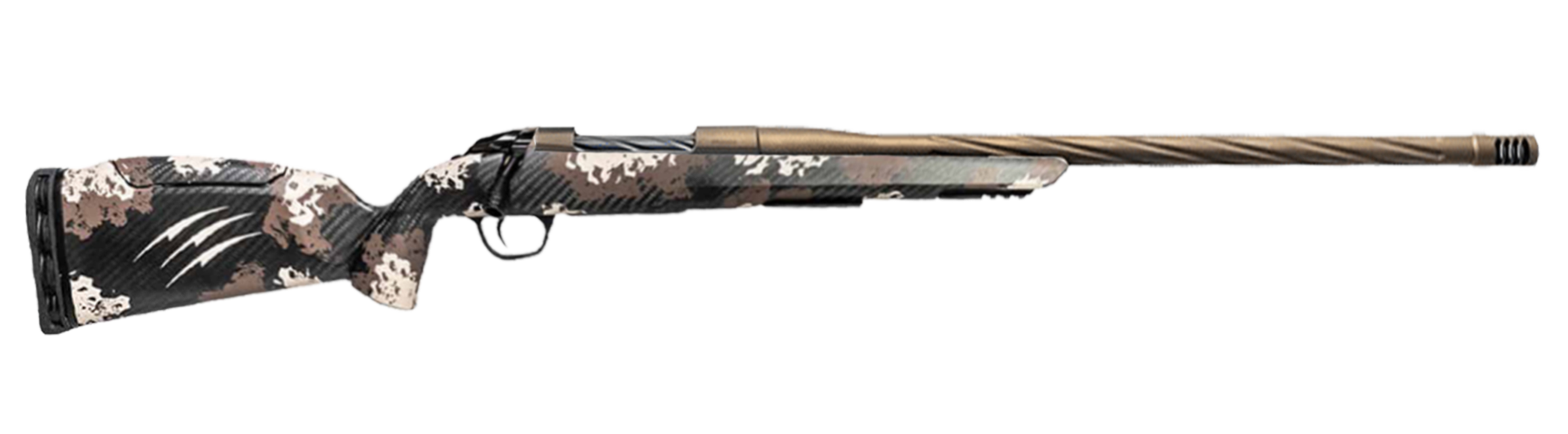 Fierce Twisted Rage LR Rifle RGESSLR22CM20BDS, 22 Creedmoor, 22", Carbon Fiber Stock, 4 Rds