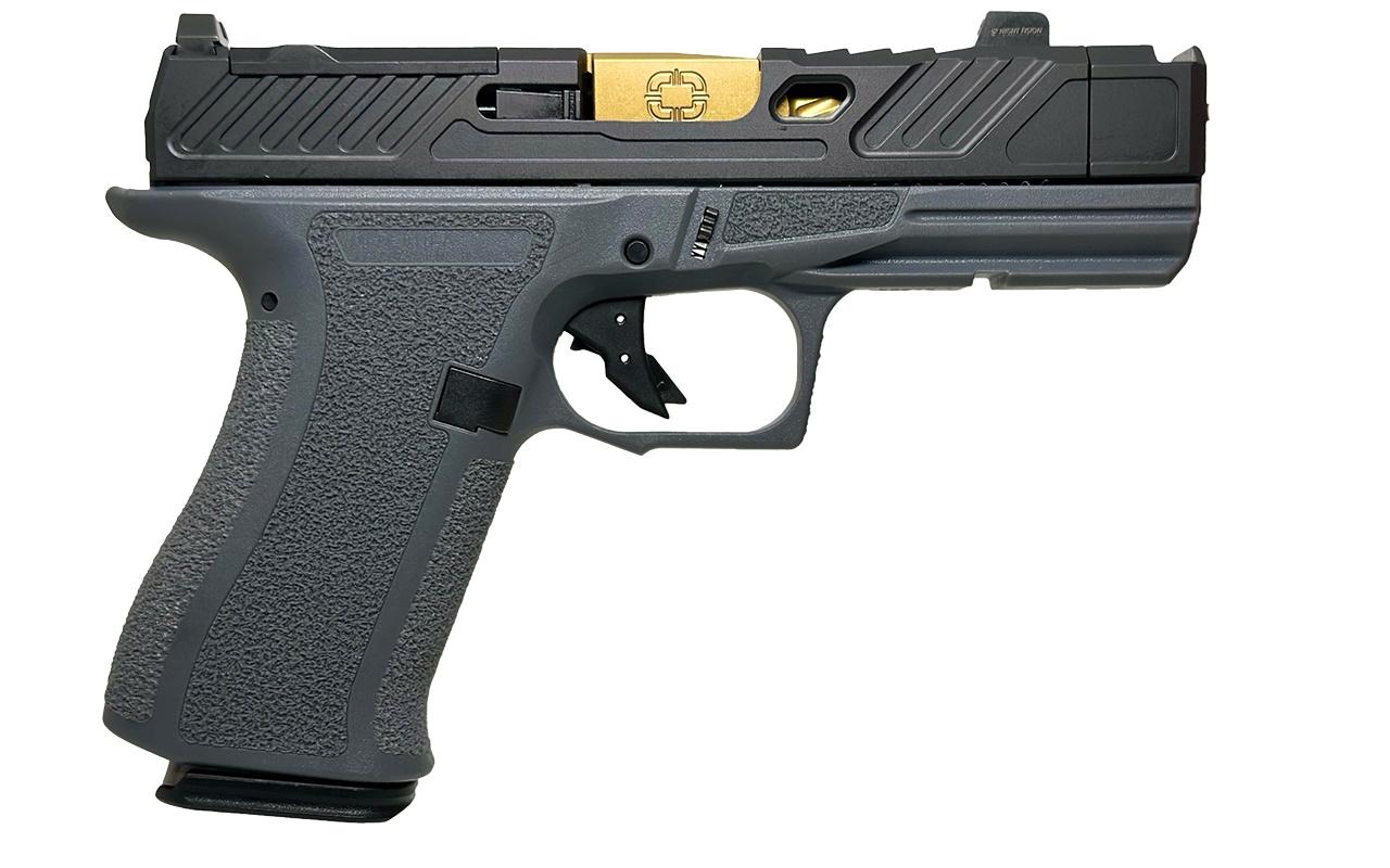 Shadow Systems CR920XP Elite Pistol SS-5211-SM25, 9mm, 3.75in, Gray Frame Grips, 15 Rds