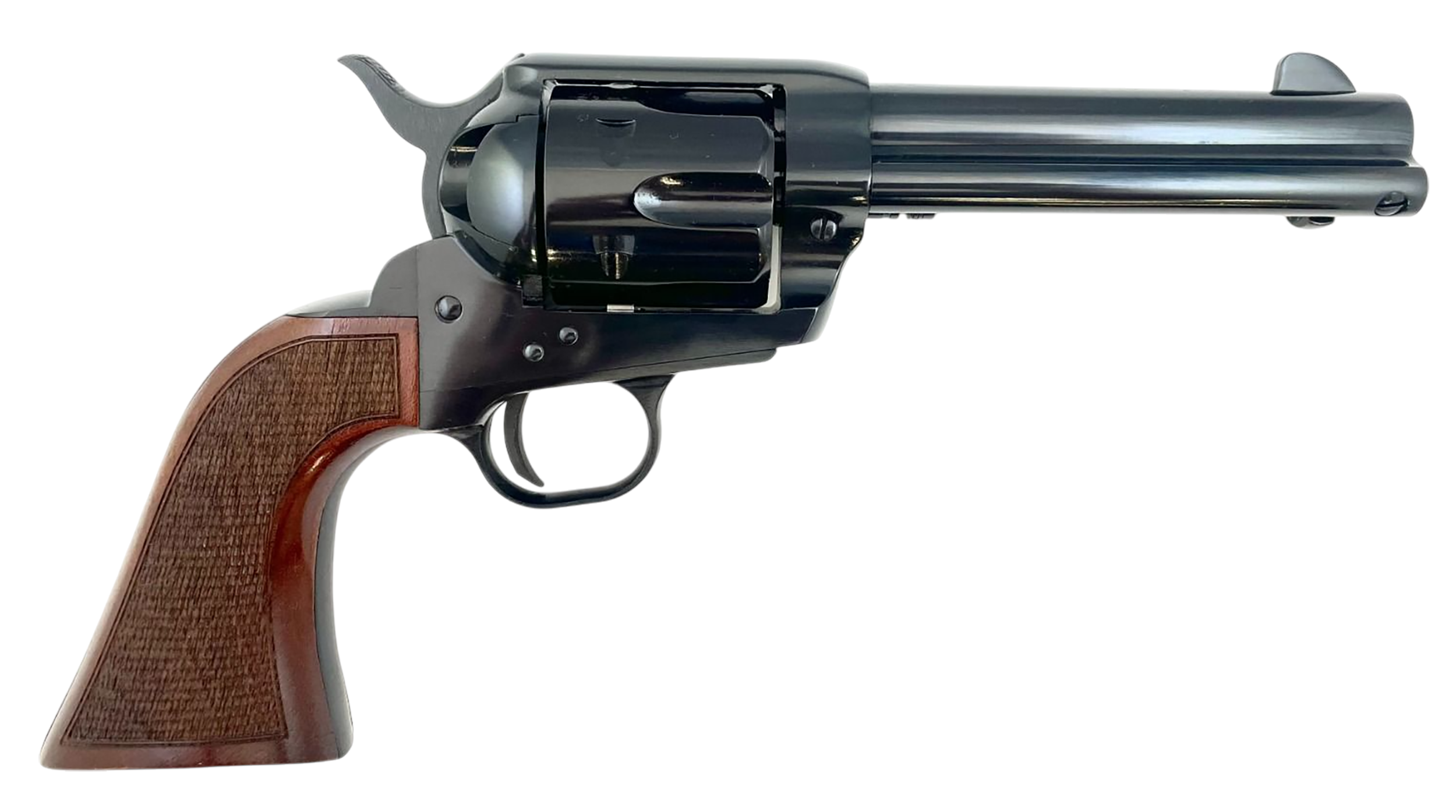 Taylors 1873 TC9 Revolver 200107, 9mm, 4.75in, Walnut Grips, Blued Steel, 6 Rds