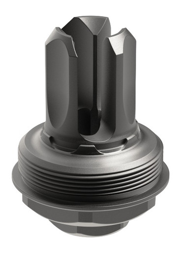 Ambient Arms AA5021 Atom-ZTL Muzzle Device 1/2x28 Stainless Long - AA5021
