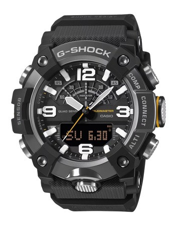 G-SHOCK Mudmaster Black Ion-Plated Carbon Watch - GG-B100XMB-1ACR