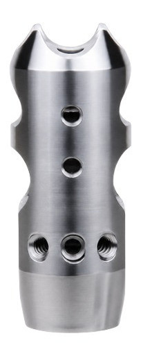 TacFire Ace Tunable Multi-Caliber Muzzle Brake 5/8"-24 Stainless Steel - MZ10273SS