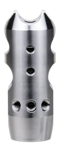 TacFire Ace Tunable Multi-Caliber Muzzle Brake 1/2"-28 Stainless Steel - MZ1027SS