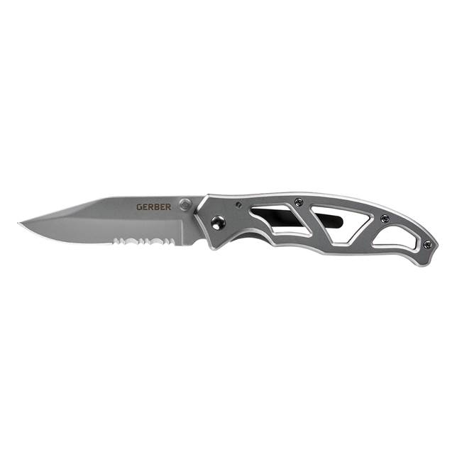 Gerber Paraframe I 3″ Serrated Edge Blade Stainless Steel Folding Pocket Knife #22-48443