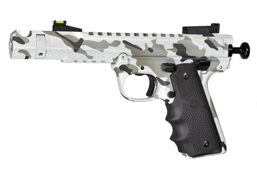 Volquartsen Black Mamba .22 LR, 4.5" Barrel, Hi-Viz Front & Target Rear, Arctic Camo, 10rd