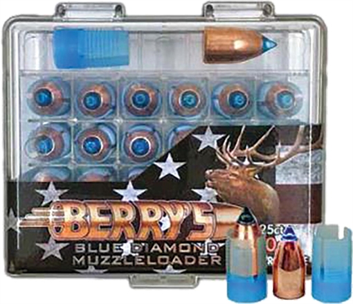 Berry's Blue Diamond .50 Cal. Muzzleloader Bullets with Sabots 250 gr 25/ct 05995