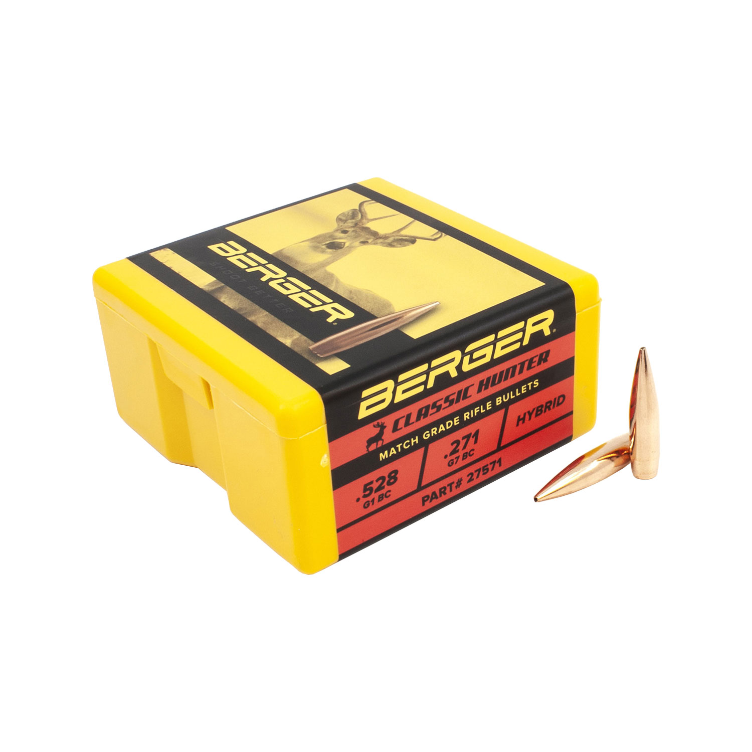 Berger Bullets 6.8mm/270 cal. 140gr. Classic Hunter, Box of 100