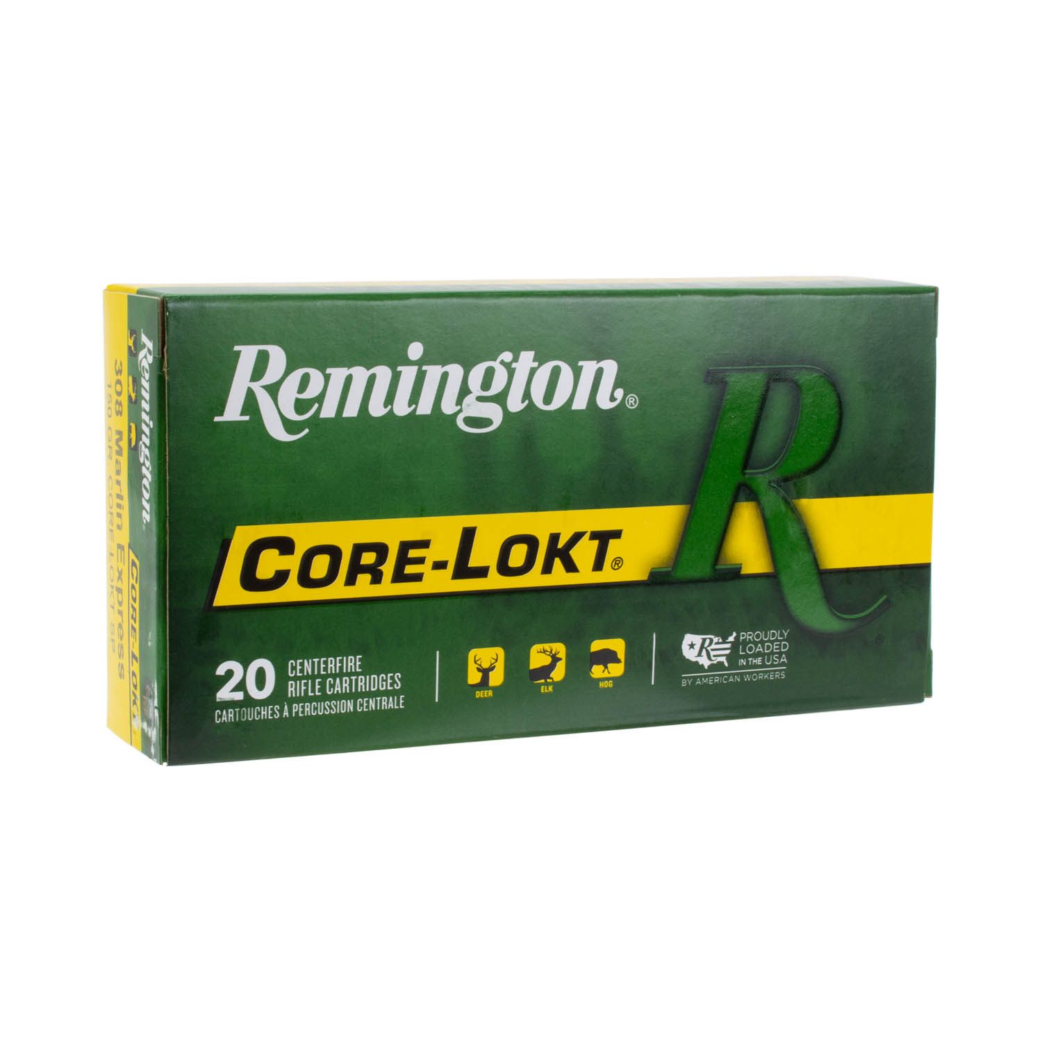 Remington 308 Marlin Express 150gr. Core-Lokt SP Ammunition, 20 Round Box