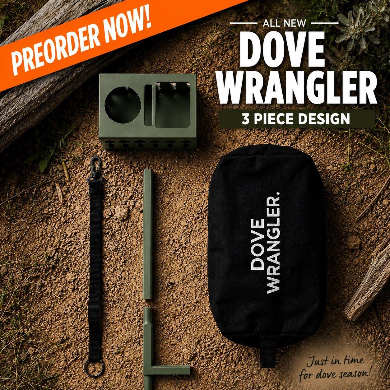 8 Gauge Outdoors Dove Wrangler Pro 3 Piece, Mesquite Green (DWP3MG)