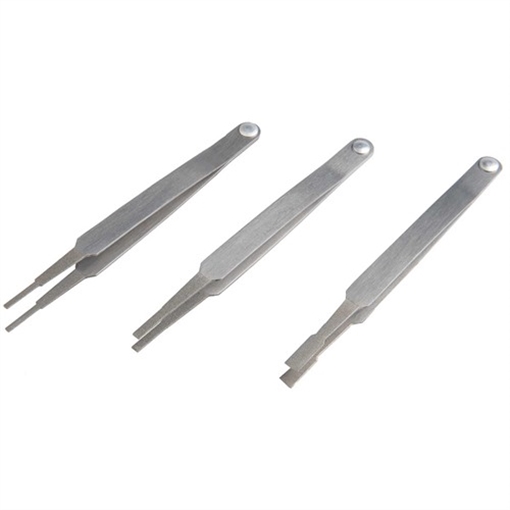 Ramrodz Inc. 3-PIECE DIAMOND TIP PIVOT HANDLE TWEEZERS 0060020