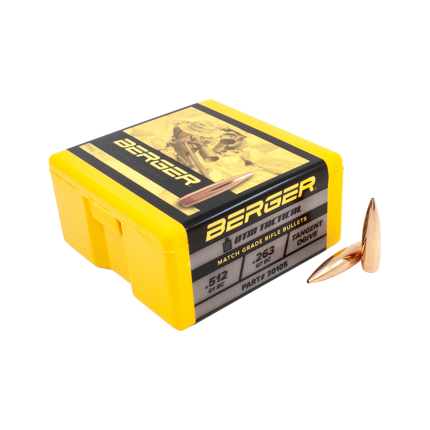 Berger Bullets 30 cal. 175gr. OTM Tactical, Box of 100