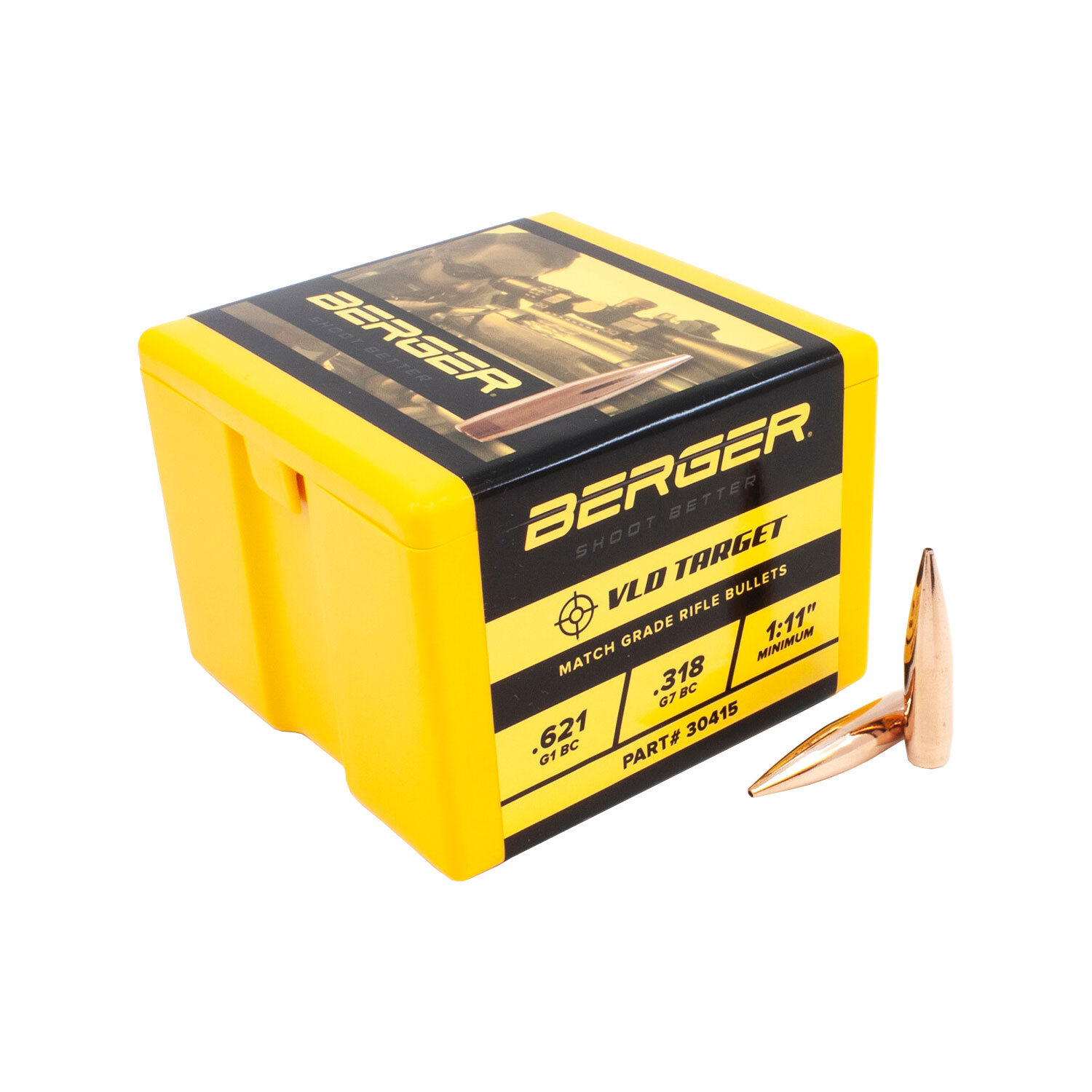 Berger Bullets 30 cal. 210gr. VLD Target, Box of 100