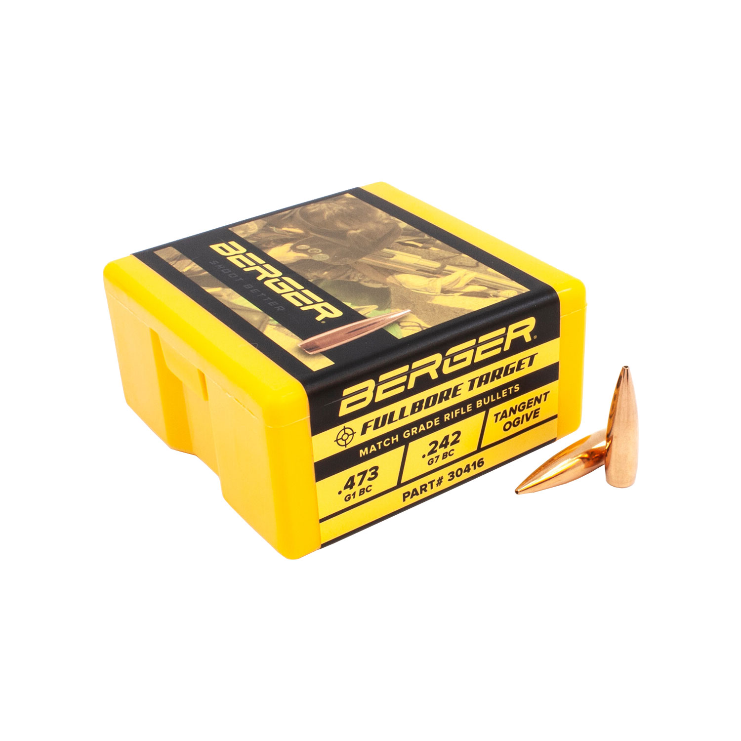 Berger Bullets 30 cal. 155.5gr. FULLBORE Target, Box of 100