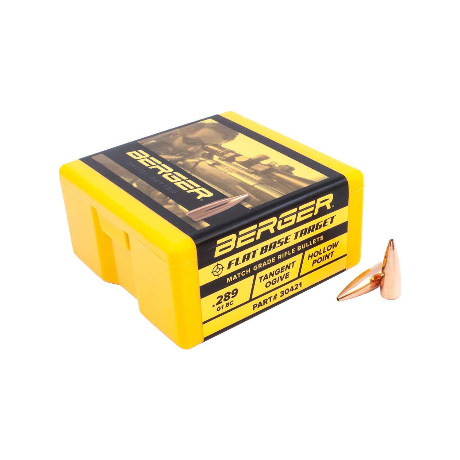 Berger Bullets 30 cal. 115gr. FB Target, Box of 100
