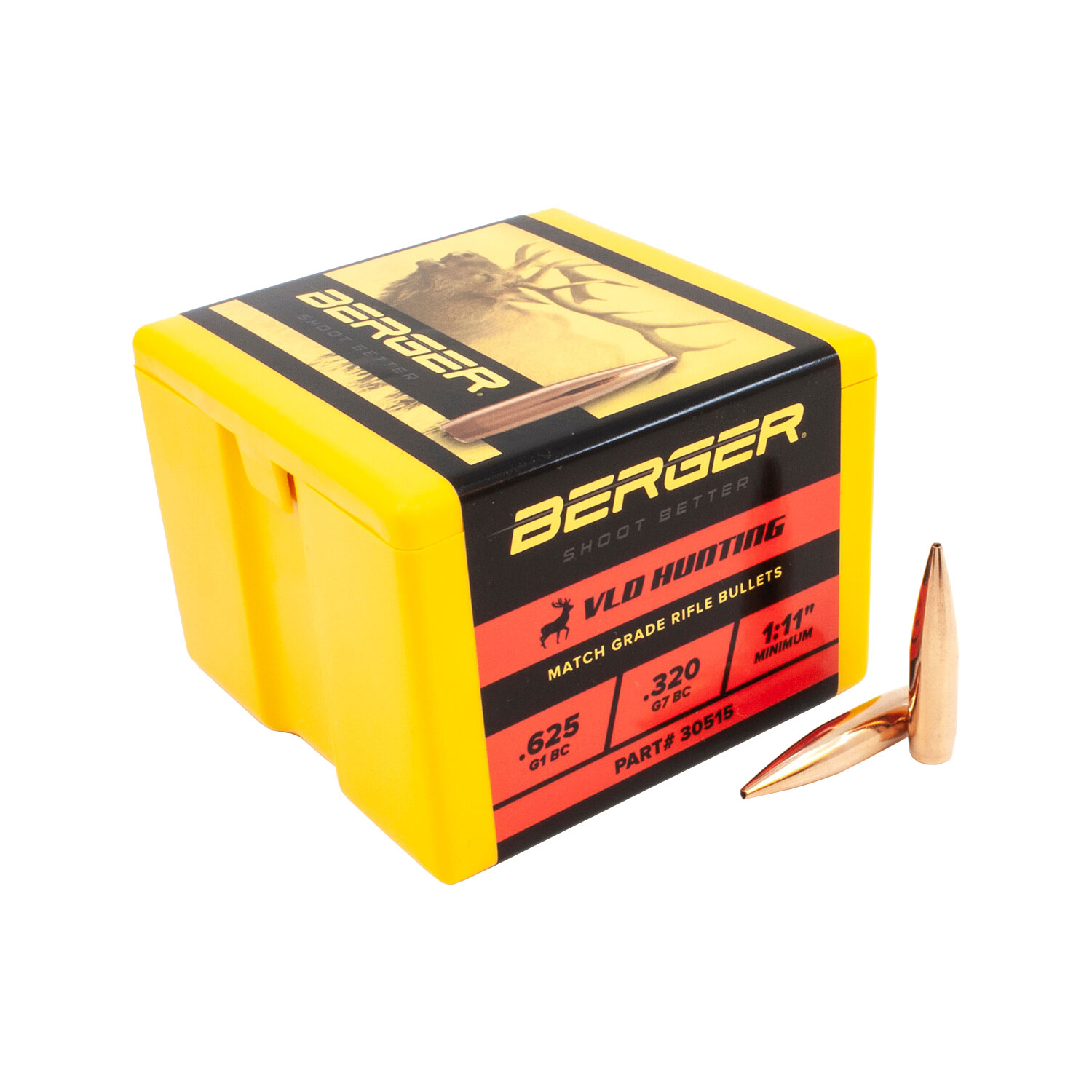 Berger Bullets 30 cal. 210gr. VLD Hunting, Box of 100