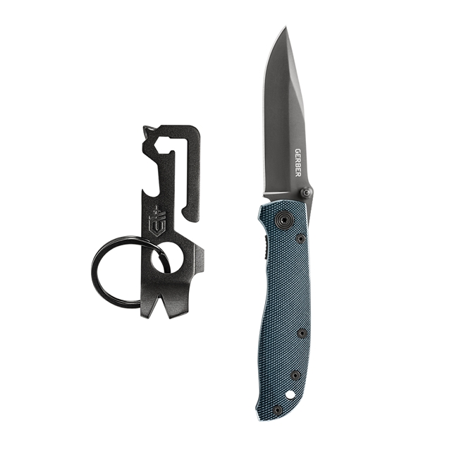 Gerber Air Ranger Folding Pocket Knife & Mullet Keychain Everyday Tool Kit #31-004136