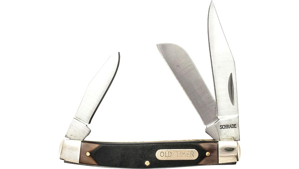 Old Timer Middleman 3-Blade Folding Pocket Knife #34OTCP