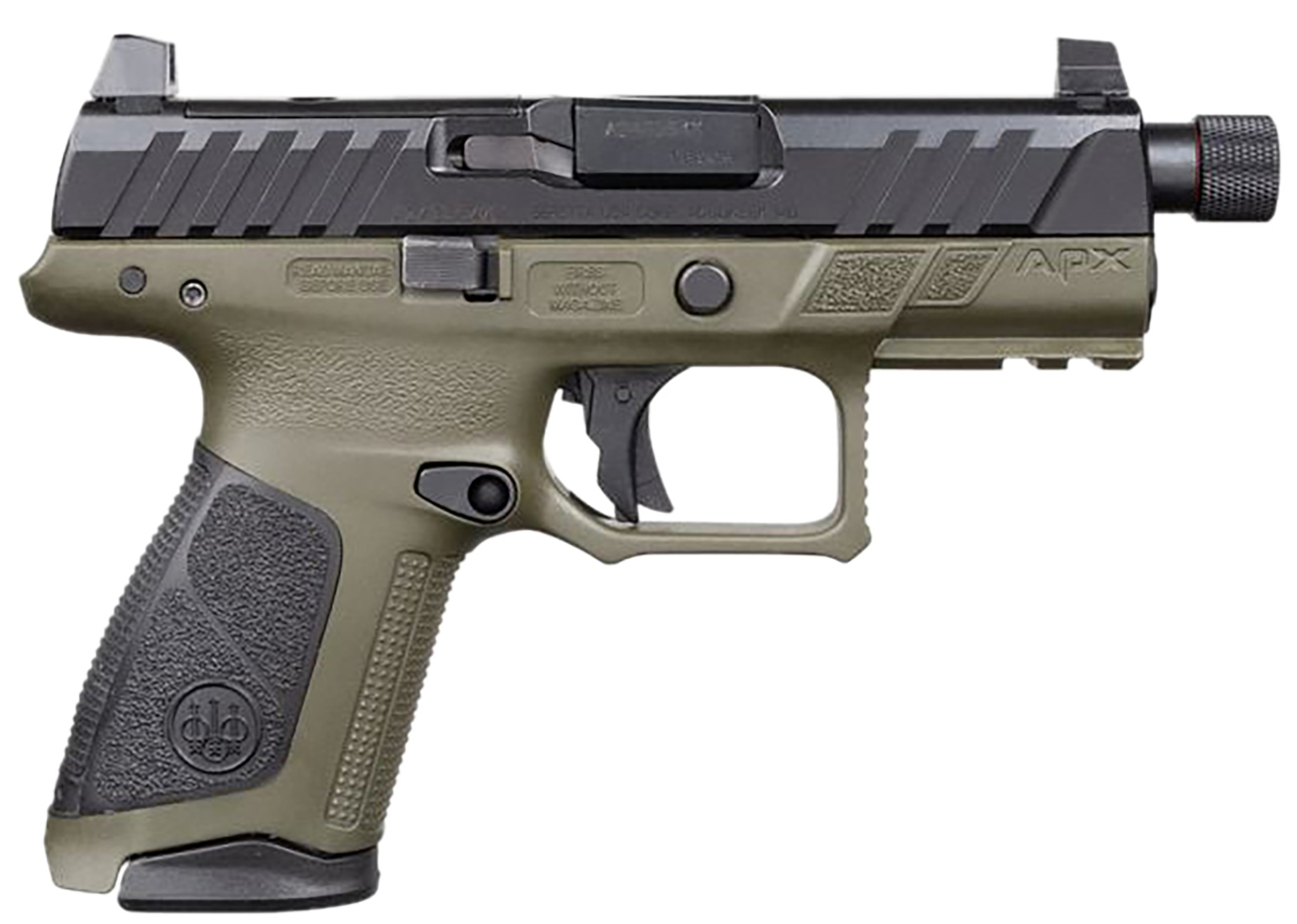 Beretta APX A1 Compact Tactical Optic Ready Pistol JAXA1C917TAC, 9mm, 4.2in, Polymer Frame, Threaded, 15 Rds