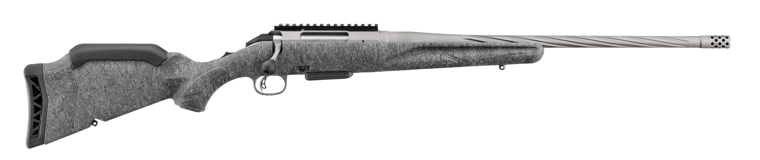 Ruger American Gen II, Bolt Action Rifle 46991, 350 Legend, 20" Cobalt Cerakote Threaded Barrel, Adjustable Gray Splatter Stock, 5 Rds,