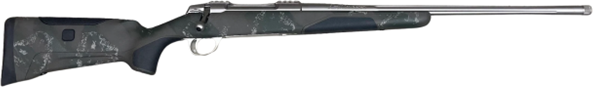 Sako 90 M Finnlight Bolt-Action Rifle JRS90FIN31222, 270 Win, 22", Stainless/Fluted Barrel, Green Textured Adj. Stock, 5+1
