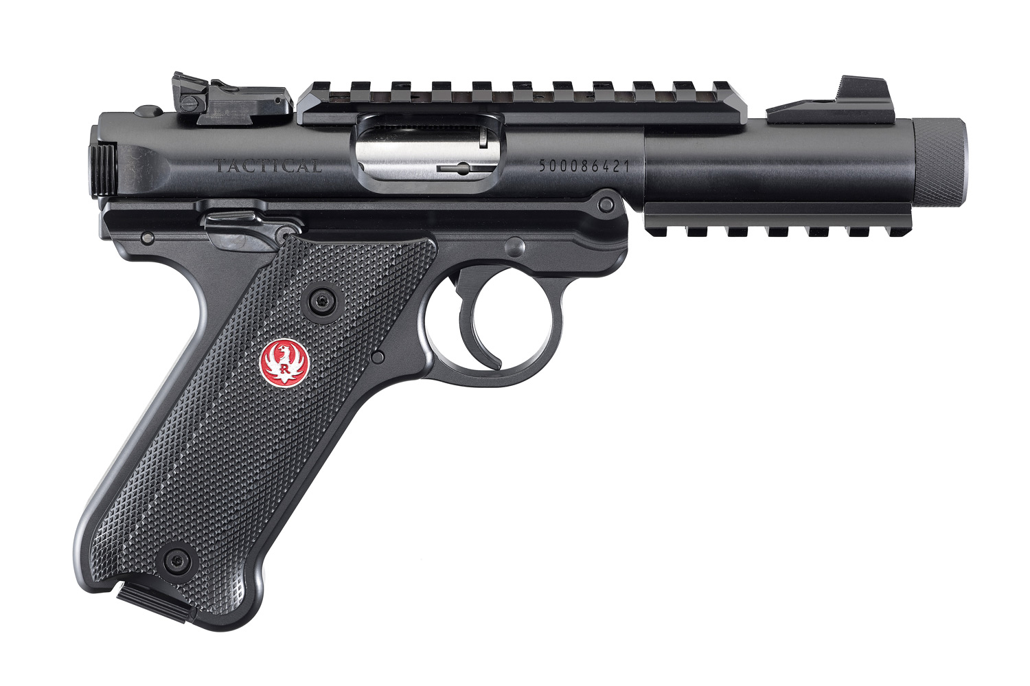 Ruger Mark IV Tactical .22LR 4.4″ Threaded Barrel Blued Rimfire Semi-Automatic Pistol #40150