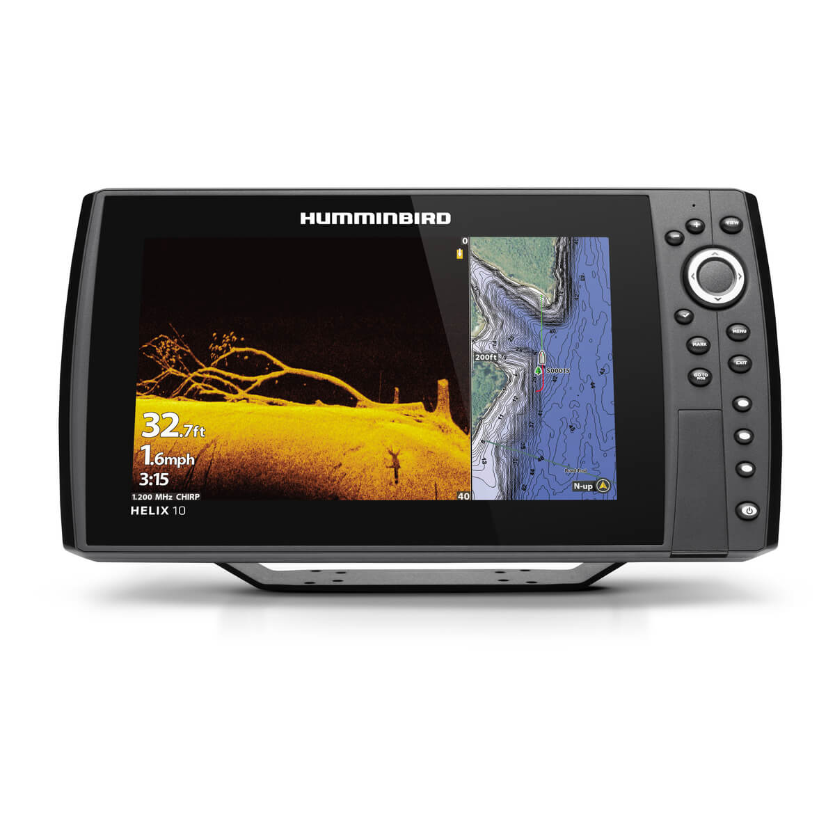 Humminbird Helix 10 CHIRP Mega DI+ GPS G4N Fish Finder #411410-1