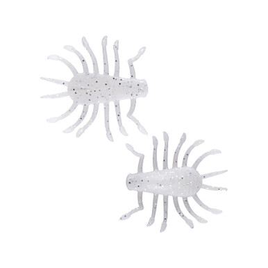 Deps Wiggle Bug 1/2" 6 Pack White Silver Flake