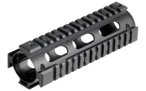 UTG Model 4/15 Quad Rail, Fits AR Rifles, Carbine Length, Black