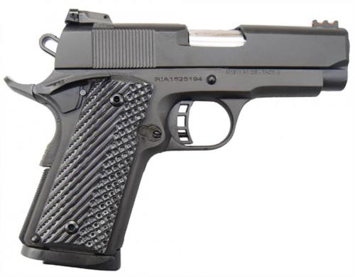 Rock Island Armory 1911 Tactical II Compact, 45 ACP, 3.5", 7rd, G10 Grips, Fiber Optic