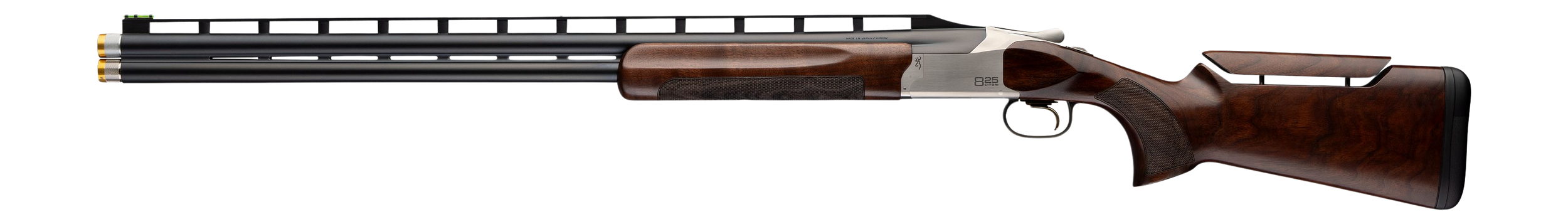 Browning Citori 825 Trap Over/Under Shotgun 0183734002, 12 Gauge, 32", 3" Chmbr, Gloss Black Walnut Stock, 2 Rds