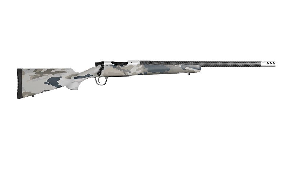 Christensen Ridgeline FFT Titanium Rifle 801-06543-01, 7MM Backcountry, 20", Synthetic Glacier Shadow Camo Stock, 3 Rds