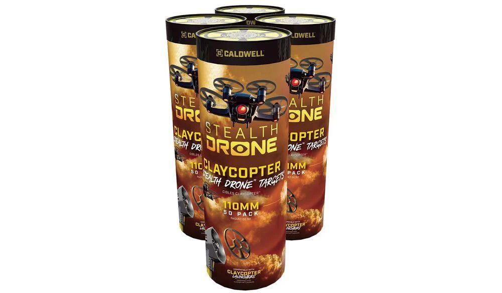 Caldwell Claycopter Stealth Drone Target, 110mm Target Disc, 50 Targets, 1255916