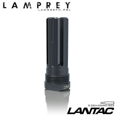 LanTac USA Lamprey Plan B Hub Mount Flash Hider 5.56 NATO 1/2X28 - Black QPQ Finish