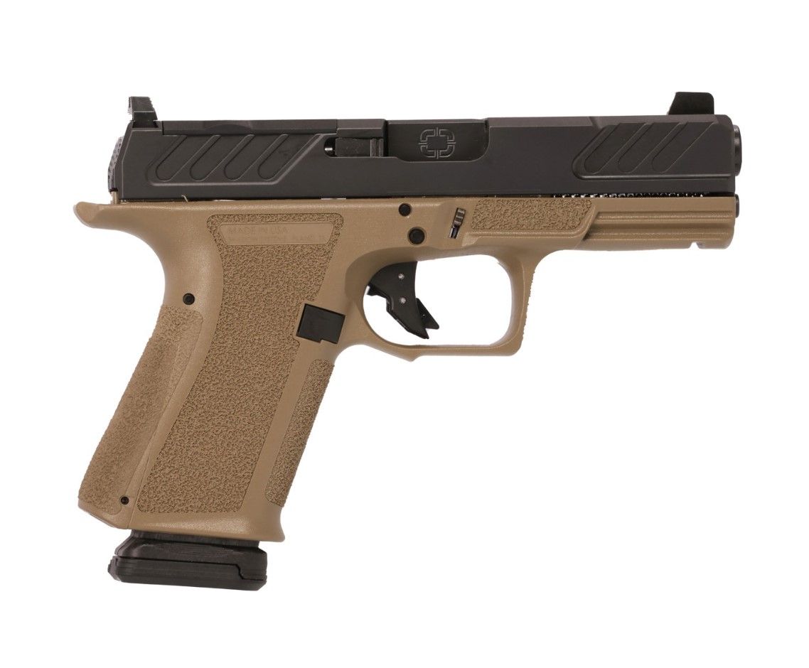 Shadow Systems MR920 Foundation Optic Ready Pistol SS-1306-SM23, 9mm, 4in, FDE Frame Grips, 15 Rds