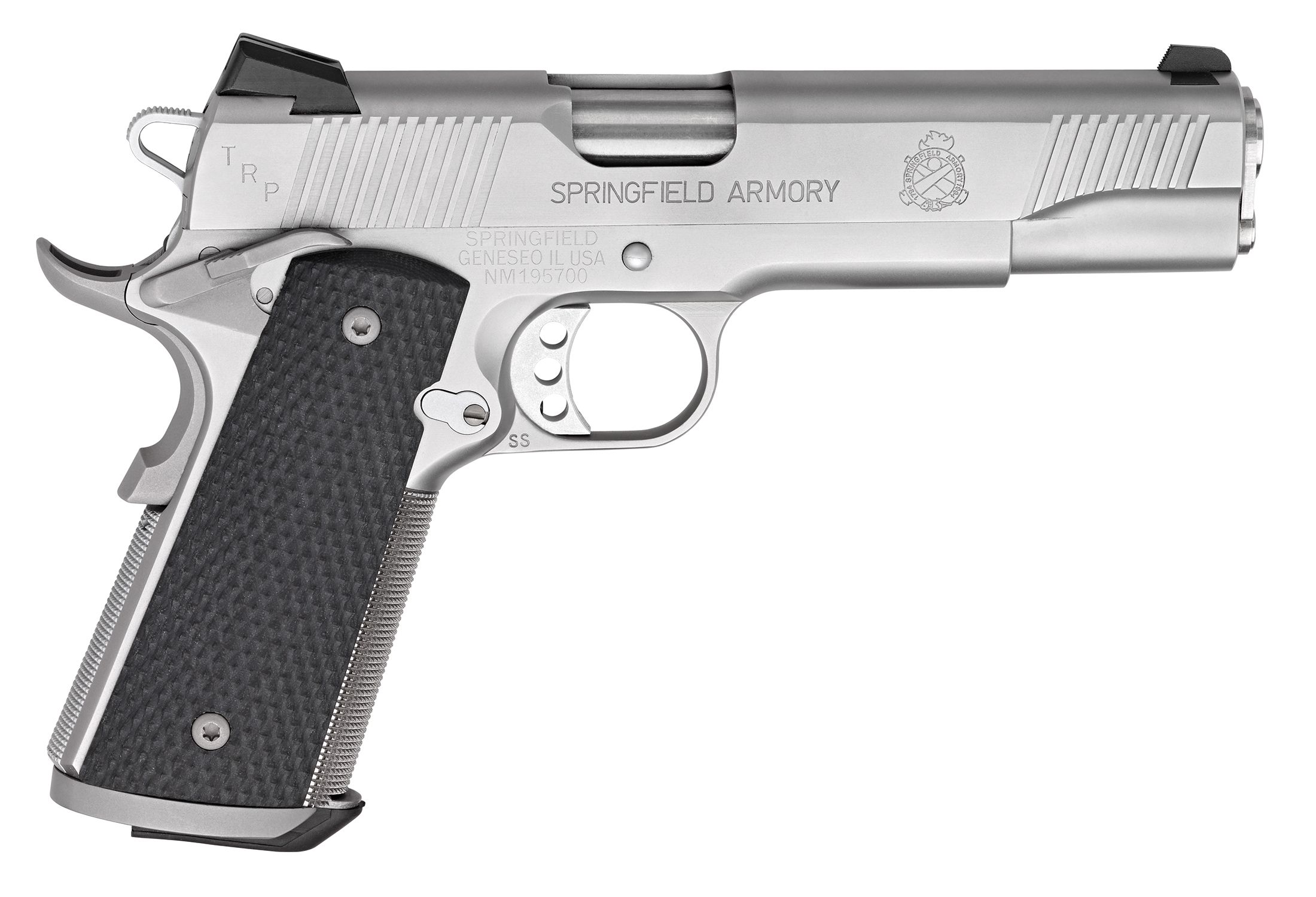 Springfield TRP Service Stainless Pistol PC9107LCA18, 45 ACP, 5in, Black G-10 Grips, 7 Rds
