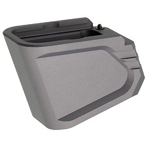 Tyrant Cnc +5/4 MAGAZINE EXTENSION FOR GLOCK 17/22/34/35/19X/45 GRAY TD-G17MAGEX-G