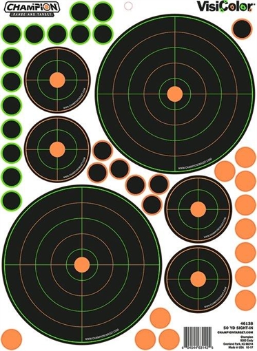 50YD SIGHT IN BULLSEYE VAR 5/PK 46138