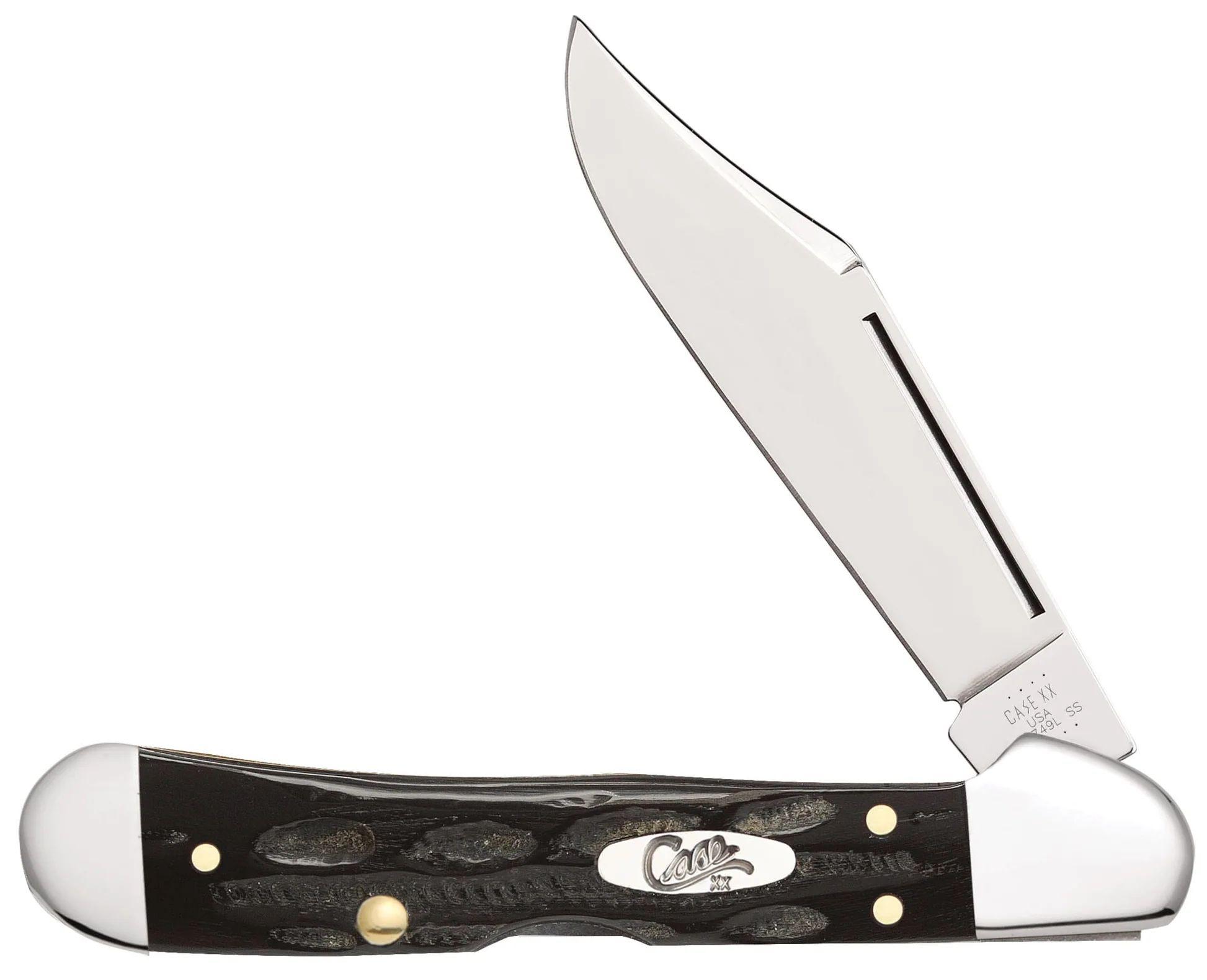 Case Knives Jigged Buffalo Horn Mini CopperLock (65022)