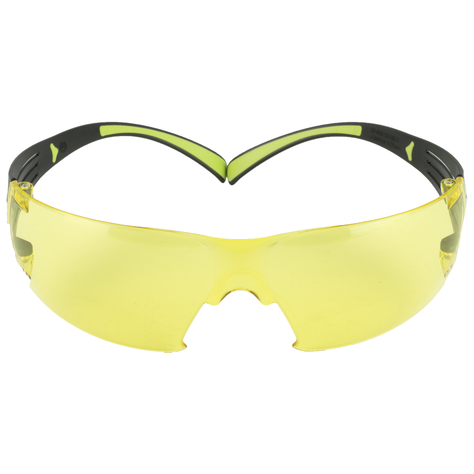 Peltor SF400PA8 Sport SecureFit 400 Adult Wraparound Amber Lens Polycarbonate Black Frame