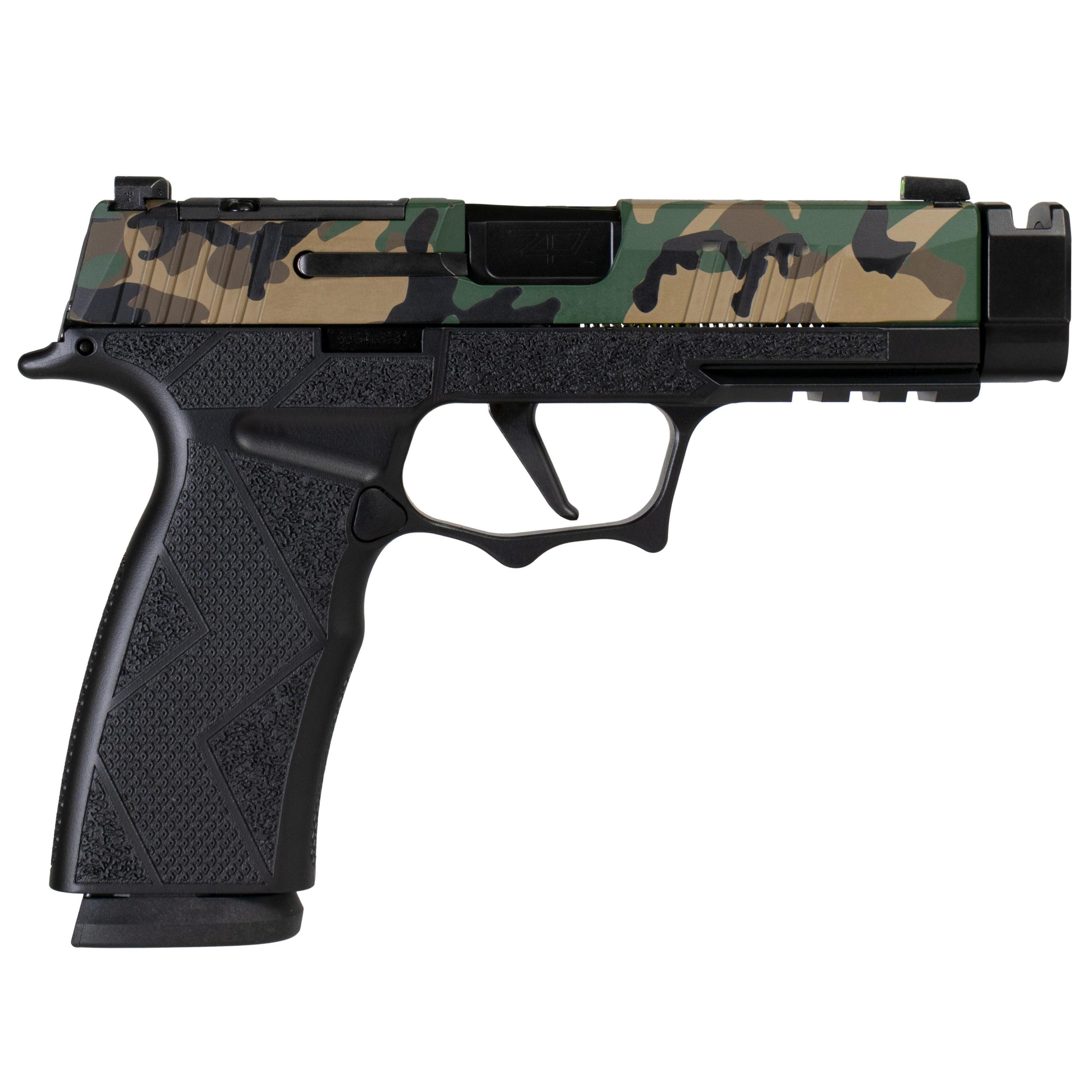 Sig Sauer P365 Macro TacOps Mult-Cam Semi-Auto Pistol XI681686MCBC, 9mm, 3.7 in, Multi-Cam Slide, Zaffiri Precision Comp, Optic Ready, 17 Rds