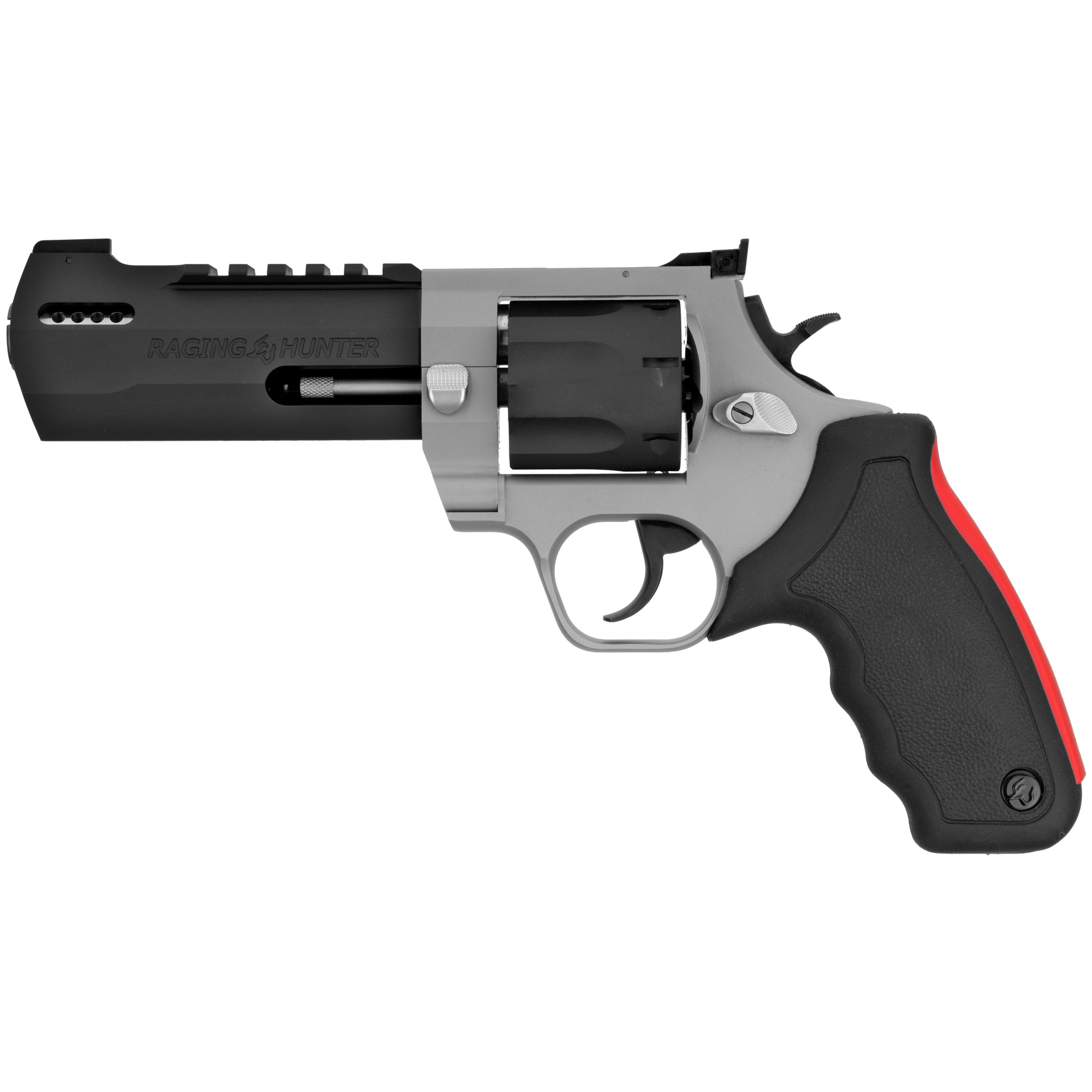 Taurus 2357055RH Raging Hunter 357 Mag 7rd 5.12” Matte Black Oxide Cylinder & Barrel Matte Stainless Steel Frame Black Rubber