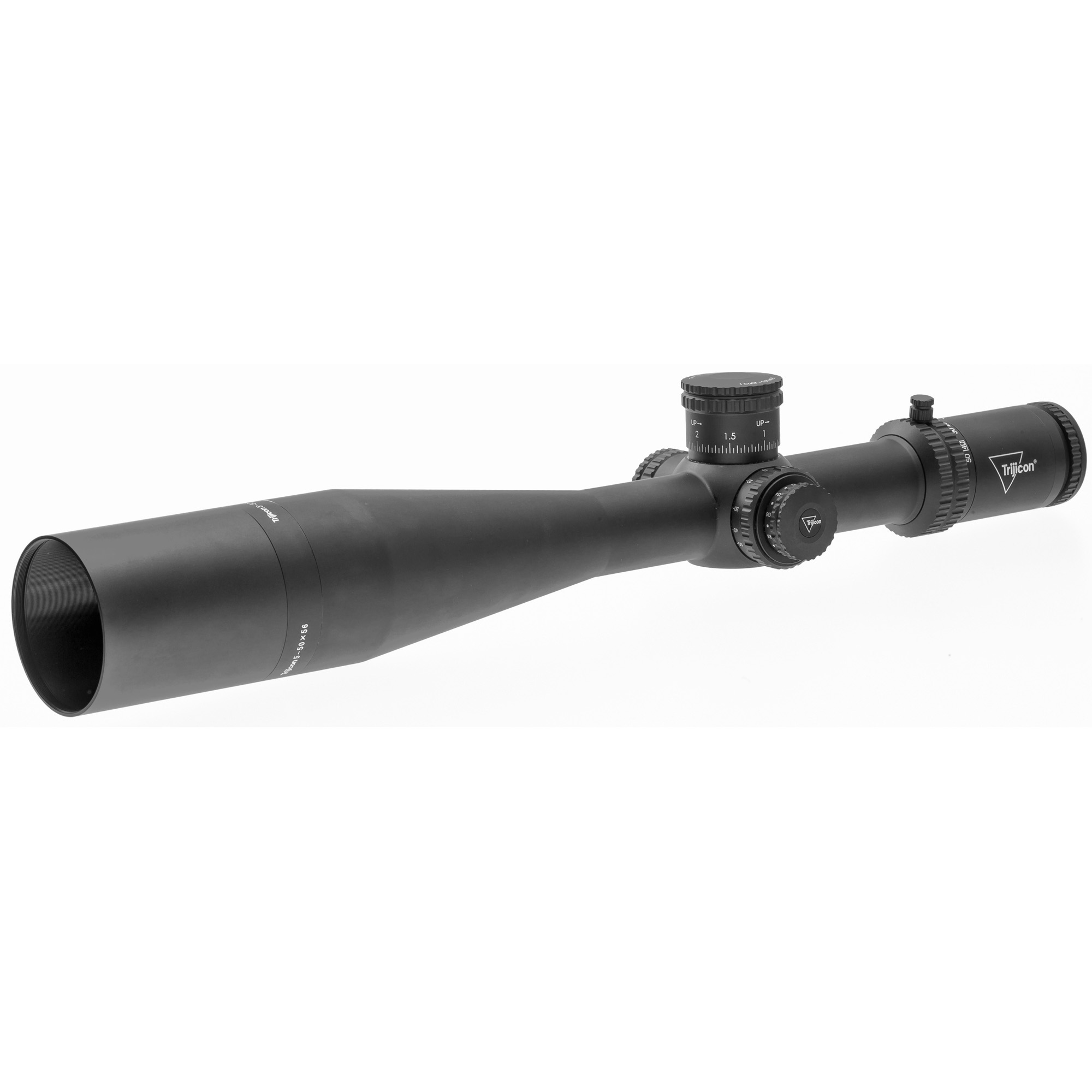 Trijicon 3000017 Tenmile Matte Black 5-50x56mm 34mm Tube LED Illuminated Red/Green MRAD Center Dot w/Wind Holds Reticle