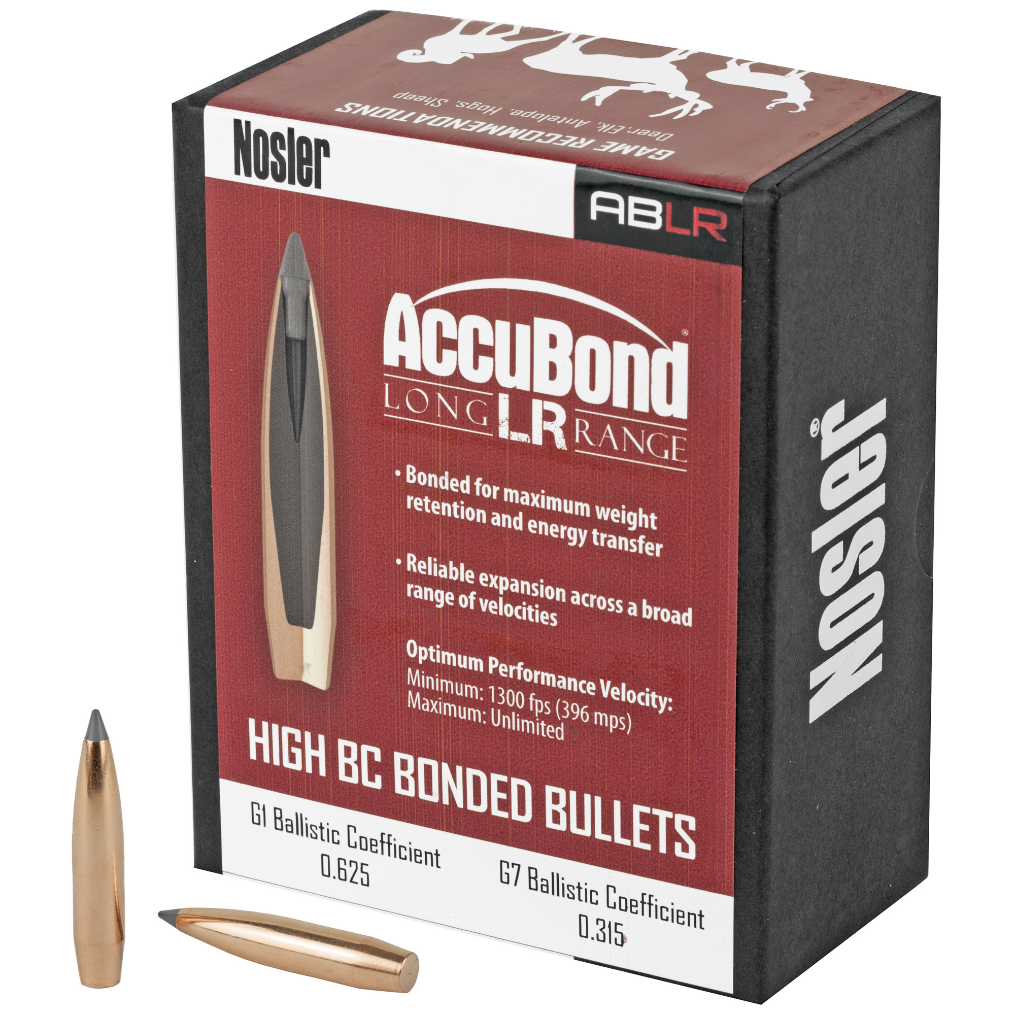 Nosler 58922 AccuBond Long Range 6.5mm 142gr Spitzer Point 100/Box