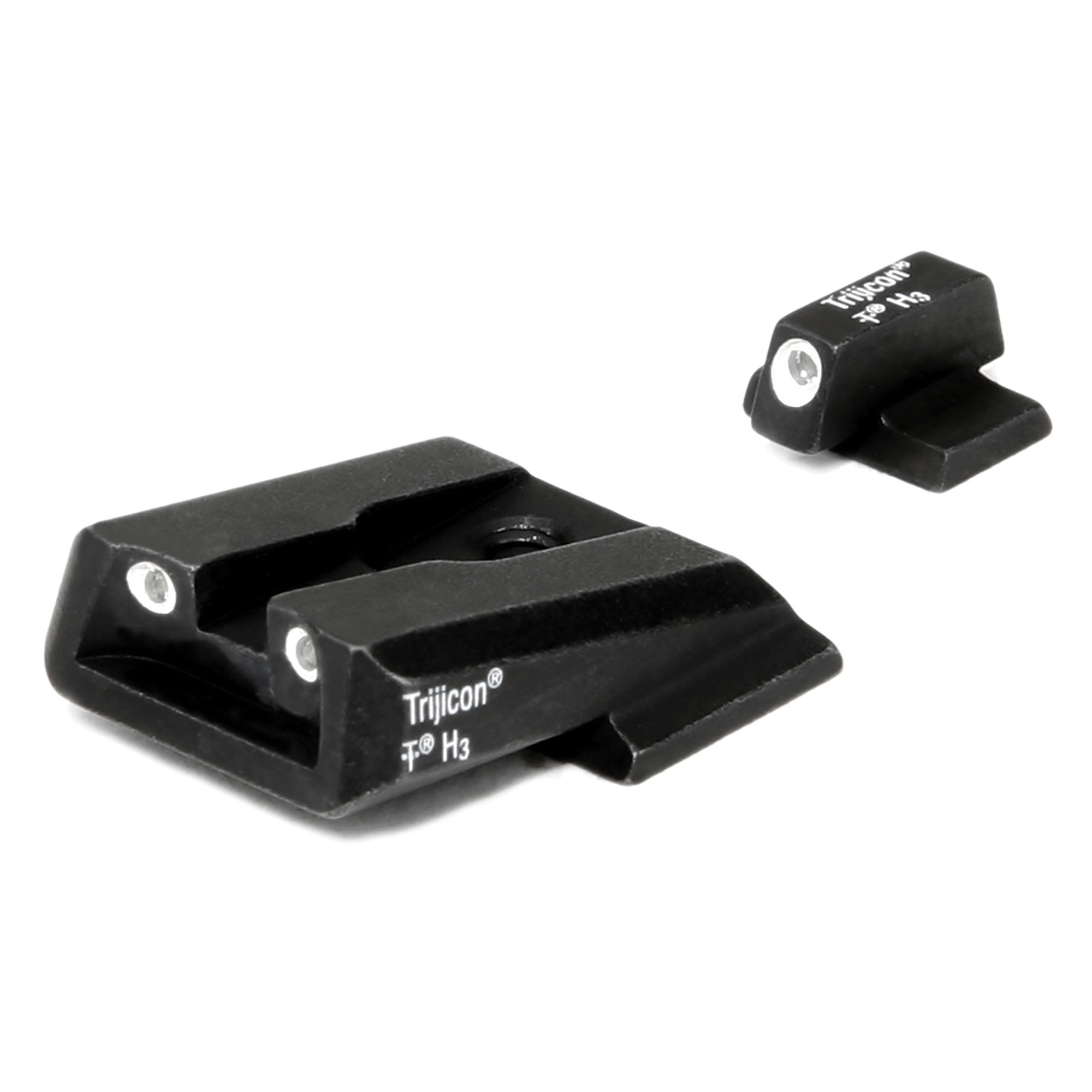 Trijicon 600442 Bright & Tough Night Sights Green/Tritium White Outline Front Sight-Green/Tritium White Outline Rear Sight Smith & Wesson M&P/M&P M2.0