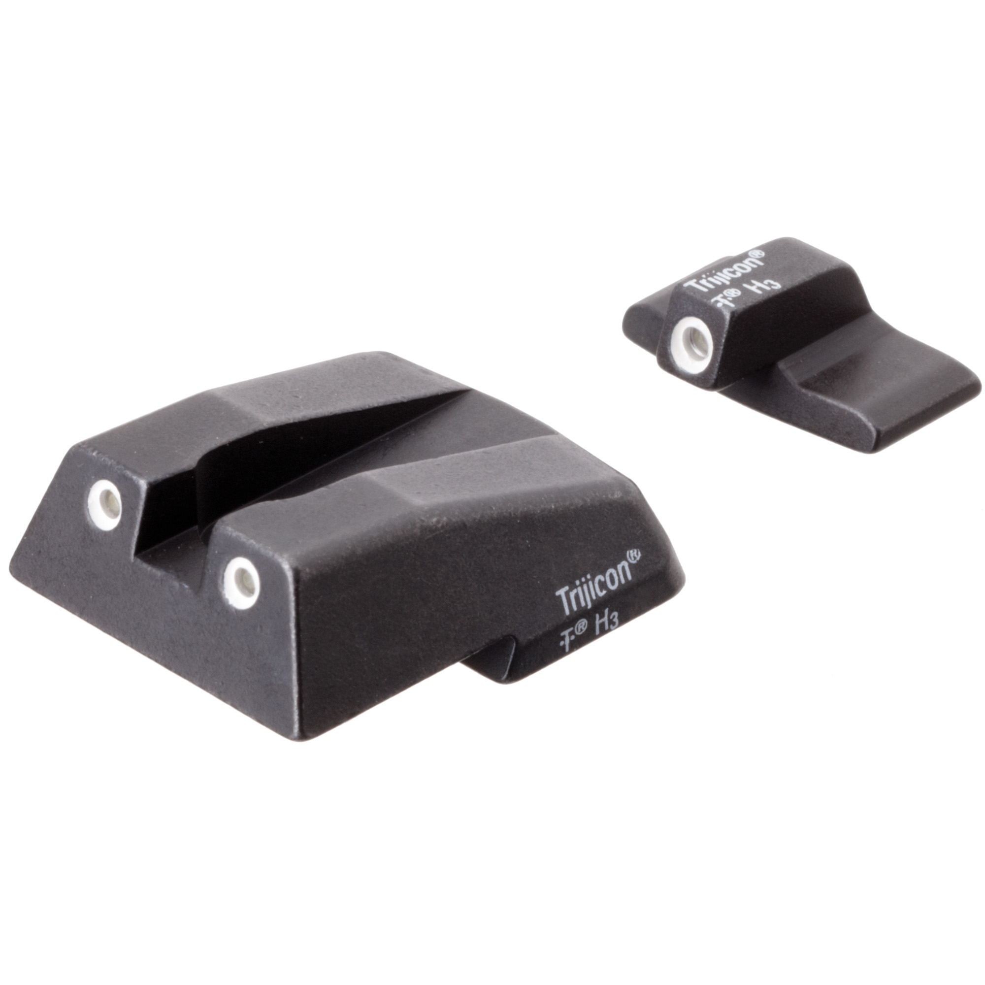 Trijicon 600282 Bright & Tough Night Sights Green/Tritium White Outline Front Sight-Green/Tritium White Outline Rear Sight H&K .45C/P30/VP9
