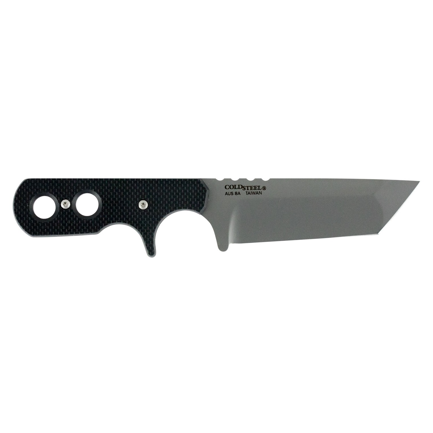 Cold Steel 49HTF Tac Mini 3.75” Fixed Plain Tanto Japanese AUS-8A SS Blade/ Black Griv-Ex Handle